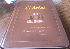 Cabela's 2013 Limited Fall Edition Hardcover Catalog